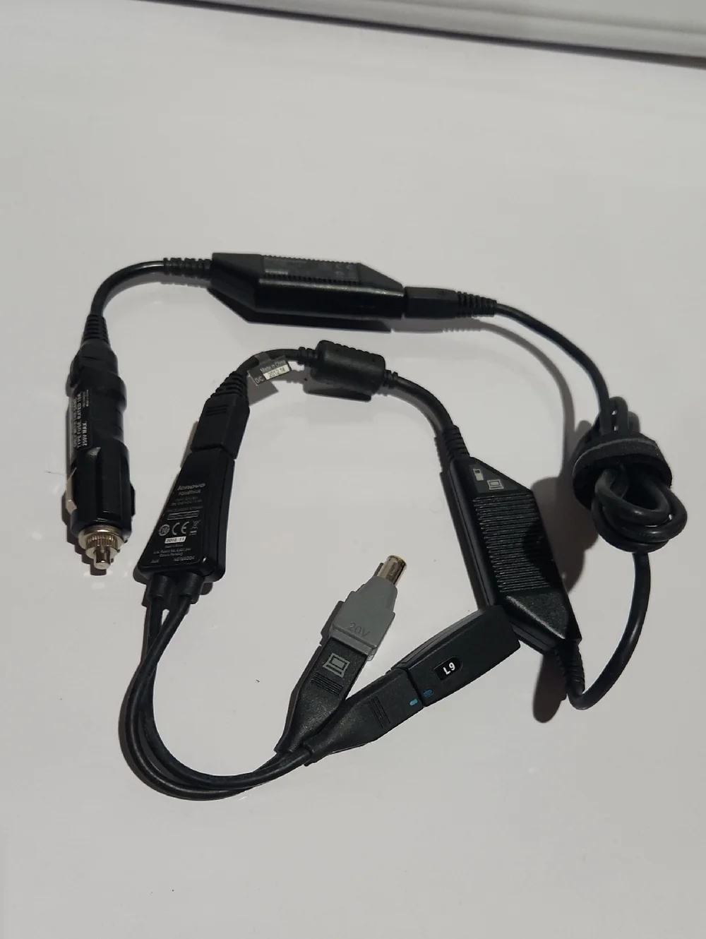 Lenovo Laptop Auto + Air DC Adapter 03X6251 57Y4595